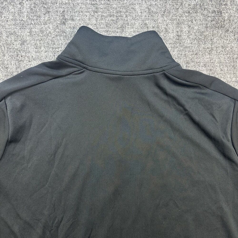 Nike Running Top Men Black Extra Large Long Sleeve Reflective Quarter Zip DriFit - Picture 9 of 14